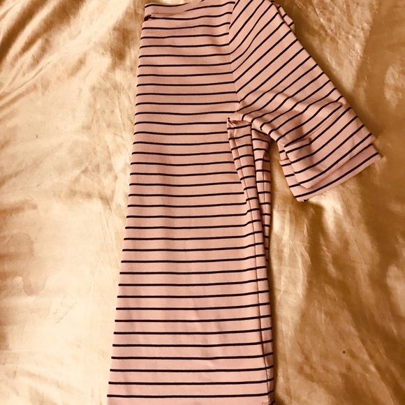 Ralph Lauren Cute Pink And Striped Black Top - Picture 2 of 3